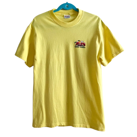 AJs Destin Florida Graphic Tee Bright Yellow - Picture 2 of 7